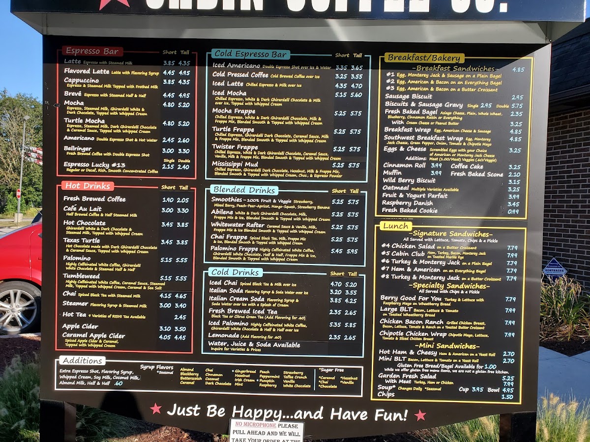 Cabin Coffee Co Menu-2